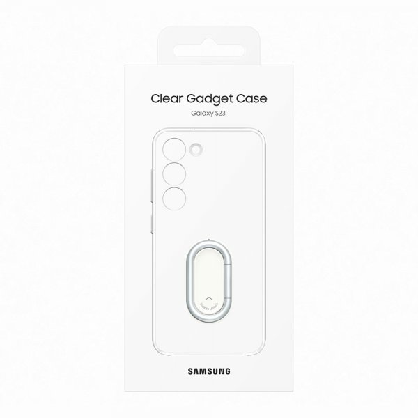 Samsung Original Galaxy S23 Deksel Clear Gadget Case Transparent