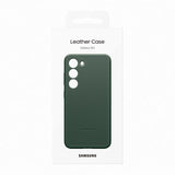 Samsung Original Galaxy S23 Deksel Leather Cover Grønn
