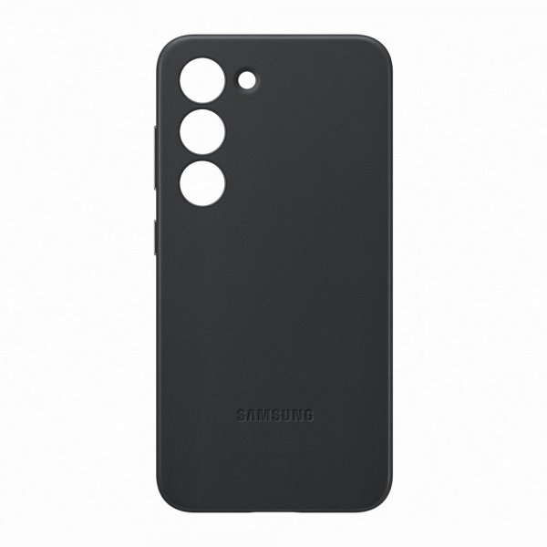 Samsung Original Galaxy S23 Deksel Leather Case Svart
