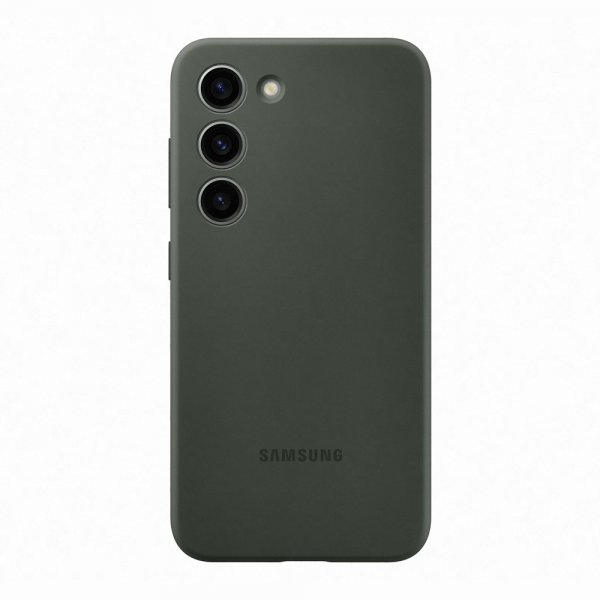 Samsung Original Galaxy S23 Deksel Silicone Case Khaki