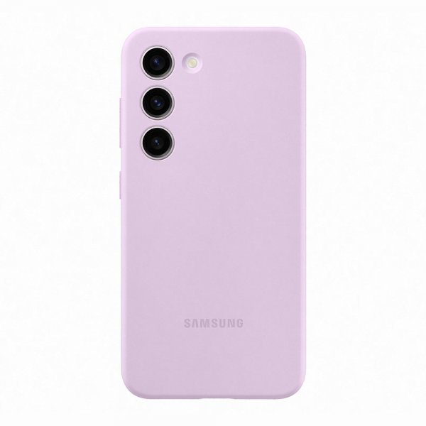Samsung Original Galaxy S23 Deksel Silicone Case Lavender