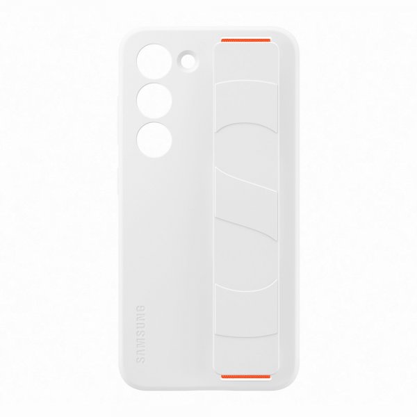 Samsung Original Galaxy S23 Deksel Silicone Grip Case Hvit