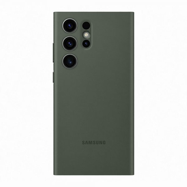 Samsung Original Galaxy S23 Ultra Etui Smart View Wallet Case Khaki
