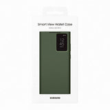 Samsung Original Galaxy S23 Ultra Etui Smart View Wallet Case Khaki