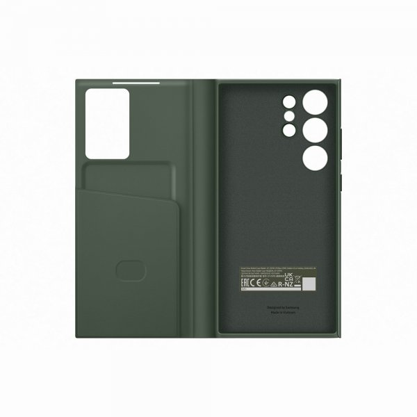 Samsung Original Galaxy S23 Ultra Etui Smart View Wallet Case Khaki