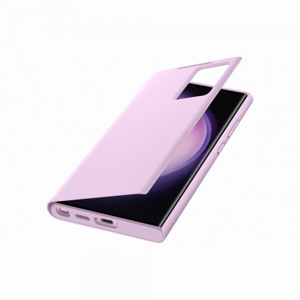 Samsung Original Galaxy S23 Ultra Etui Smart View Wallet Case Lavender