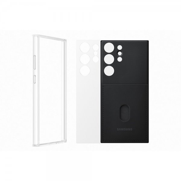 Samsung Original Galaxy S23 Ultra Deksel Frame Case Svart