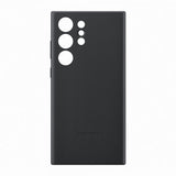 Samsung Original Galaxy S23 Ultra Deksel Leather Cover Svart