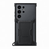 Samsung Original Galaxy S23 Ultra Deksel Rugged Gadget Case Svart