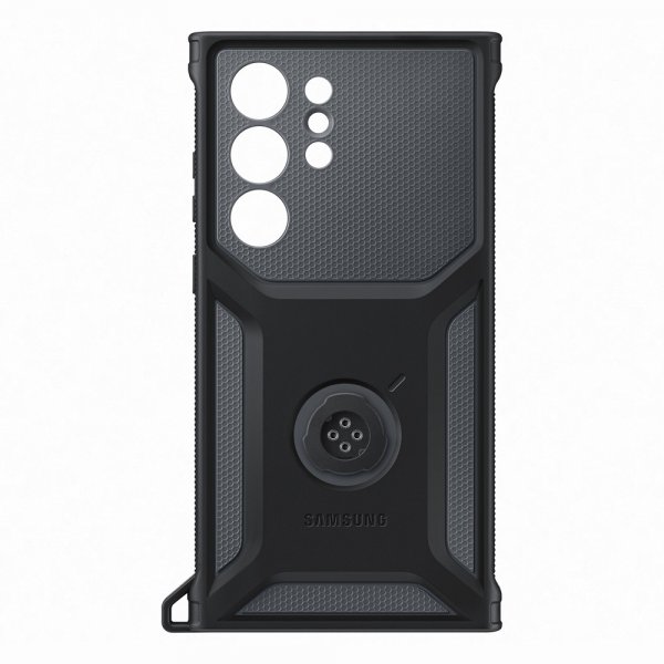 Samsung Original Galaxy S23 Ultra Deksel Rugged Gadget Case Svart