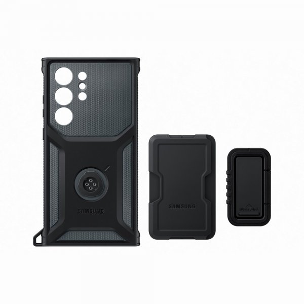 Samsung Original Galaxy S23 Ultra Deksel Rugged Gadget Case Svart
