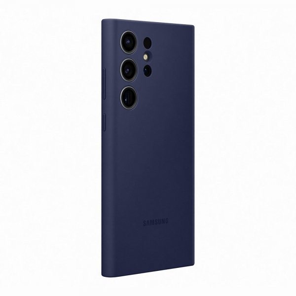 Samsung Original Galaxy S23 Ultra Deksel Silicone Cover Navy