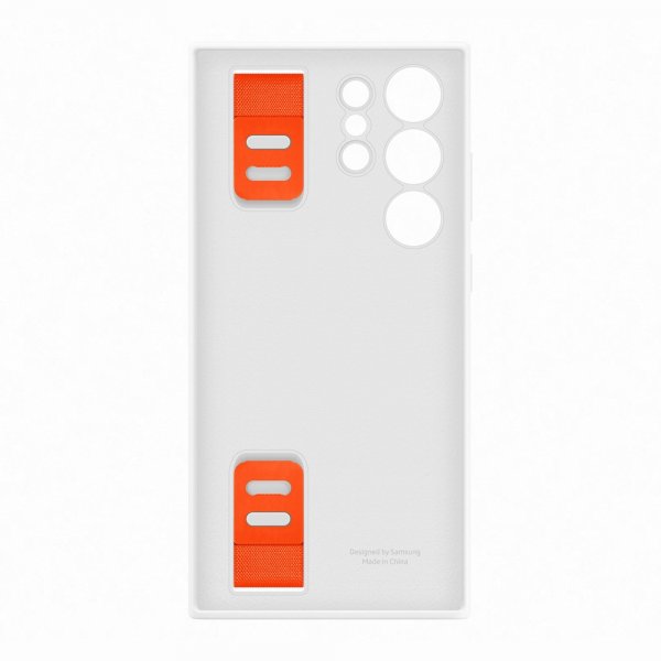 Samsung Original Galaxy S23 Ultra Deksel Silicone Grip Case Hvit