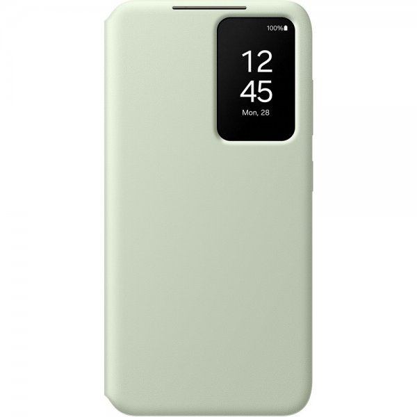 Samsung Original Galaxy S24 Plus Etui Smart View Wallet Case Light Green