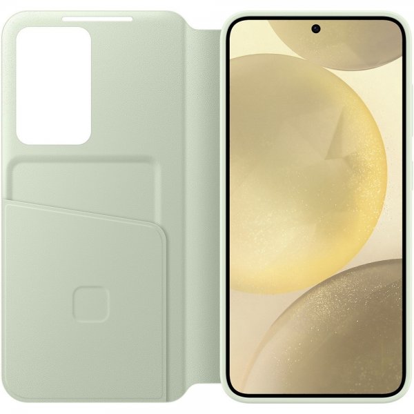 Samsung Original Galaxy S24 Plus Etui Smart View Wallet Case Light Green