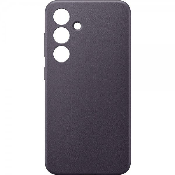 Samsung Galaxy S24 Plus Deksel Vegan Leather Case Dark Violet
