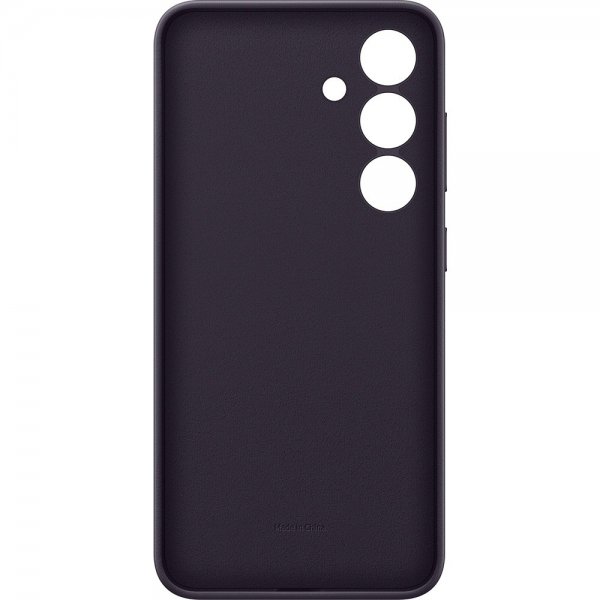 Samsung Galaxy S24 Plus Deksel Vegan Leather Case Dark Violet