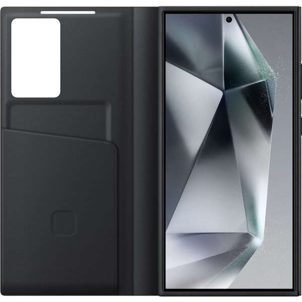 Samsung Original Galaxy S24 Ultra Etui Smart View Wallet Case Svart
