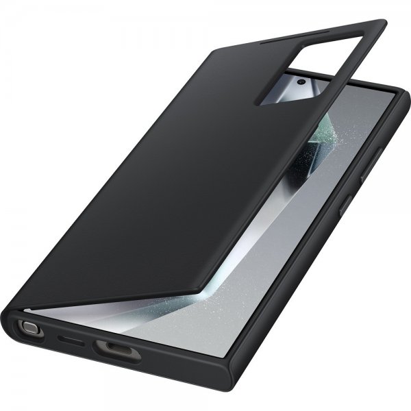 Samsung Original Galaxy S24 Ultra Etui Smart View Wallet Case Svart