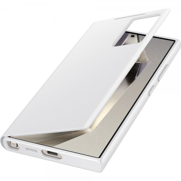 Samsung Original Galaxy S24 Ultra Etui Smart View Wallet Case Hvit