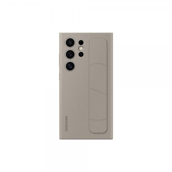 Samsung Original Galaxy S24 Ultra Deksel Standing Grip Case Taupe