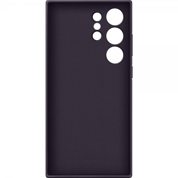 Samsung Galaxy S24 Ultra Deksel Vegan Leather Case Dark Violet