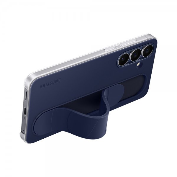 Samsung Original Galaxy S25 FE Deksel Standing Grip Case Mørkeblå