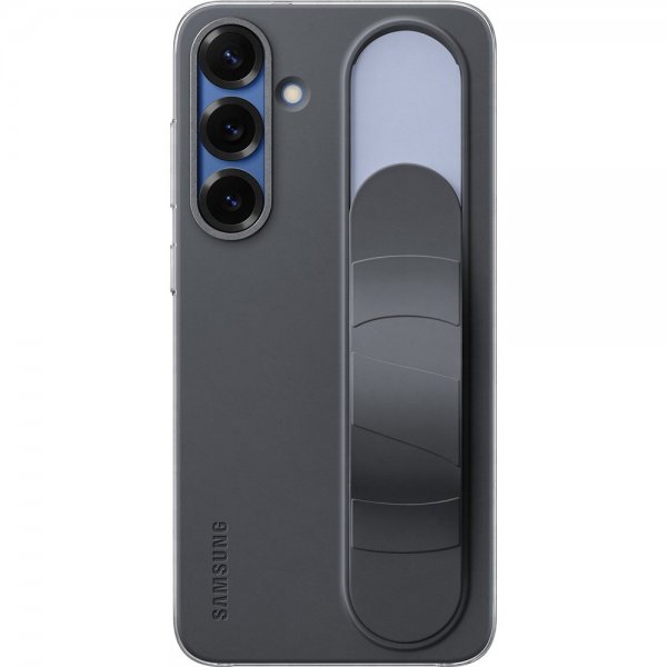 Samsung Original Galaxy S25 Plus Deksel Standing Grip Case Svart