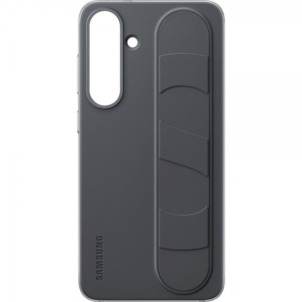 Samsung Original Galaxy S25 Plus Deksel Standing Grip Case Svart