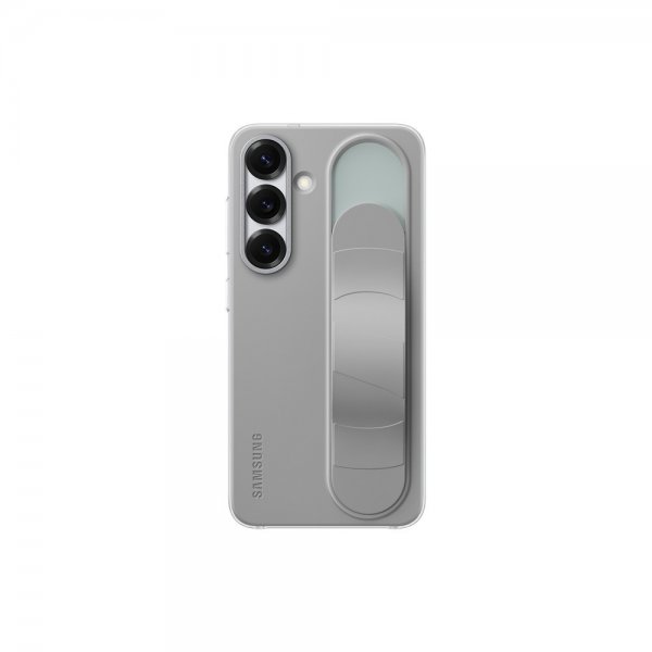 Samsung Original Galaxy S25 Deksel Standing Grip Case Grå
