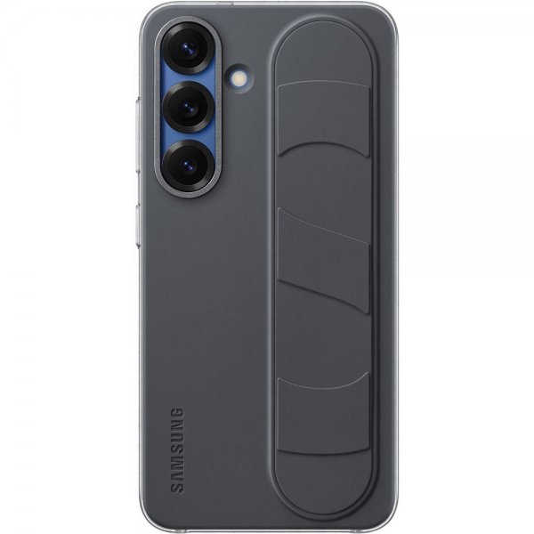 Samsung Original Galaxy S25 Deksel Standing Grip Case Svart