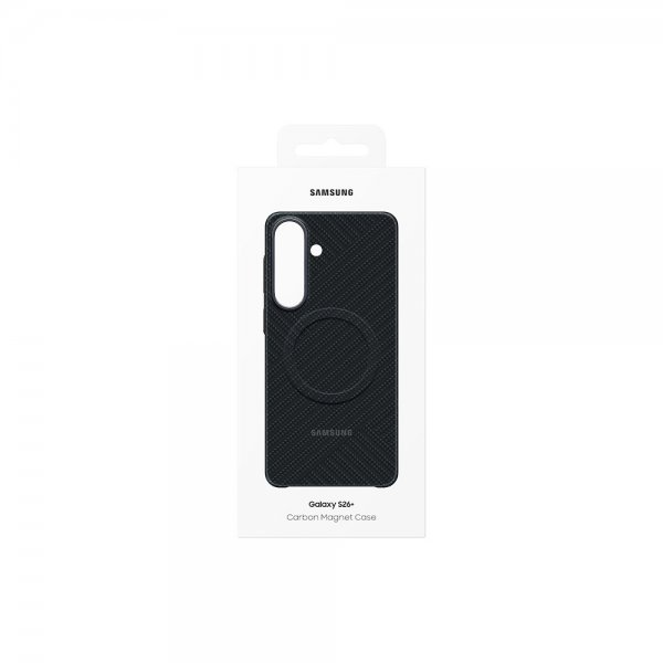 Samsung Original Galaxy S26 Plus Deksel Carbon Magnet Case Svart
