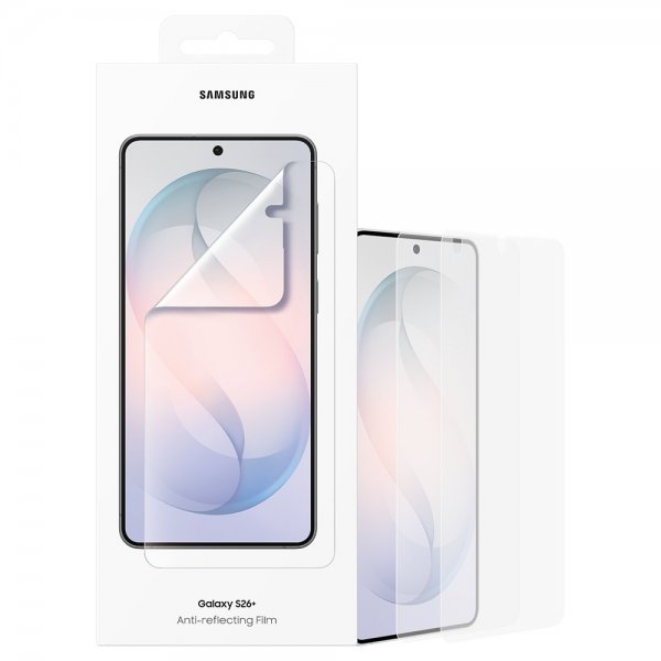 Samsung Original Samsung Galaxy S26 Plus Skjermbeskytter Anti-reflecting Film 2-pakning