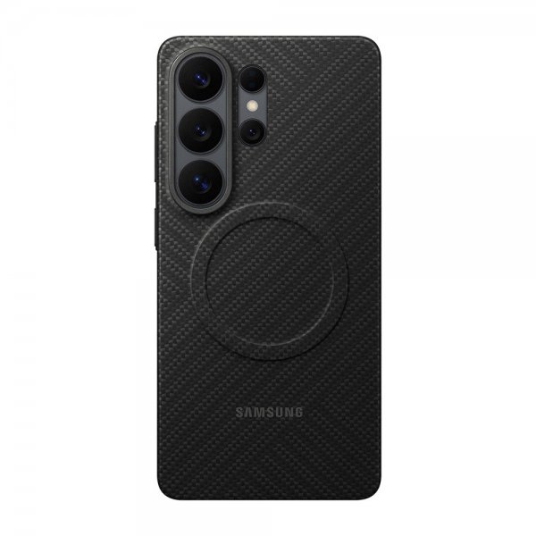Samsung Original Galaxy S26 Ultra Deksel Carbon Magnet Case Svart