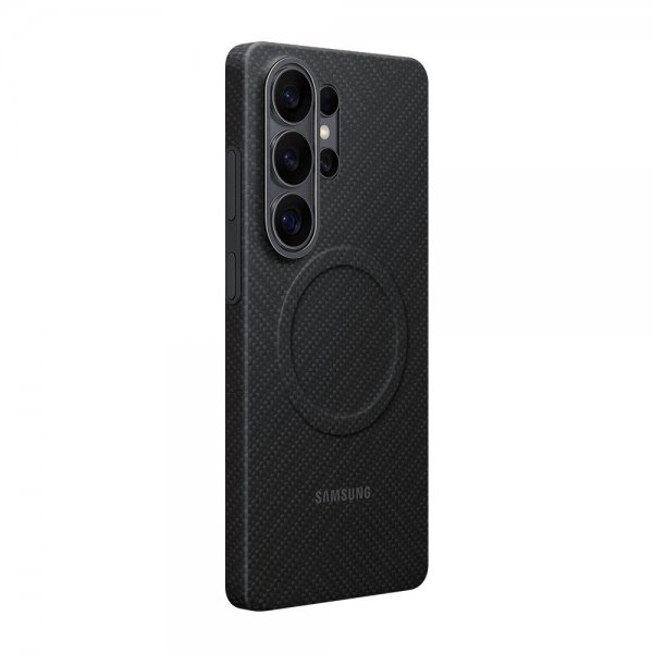 Samsung Original Galaxy S26 Ultra Deksel Carbon Magnet Case Svart