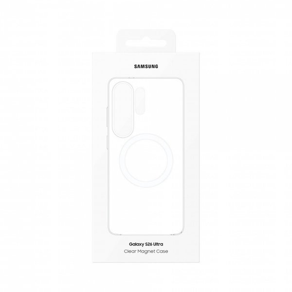 Samsung Original Samsung Galaxy S26 Ultra Deksel Clear Magnet Case Transparent