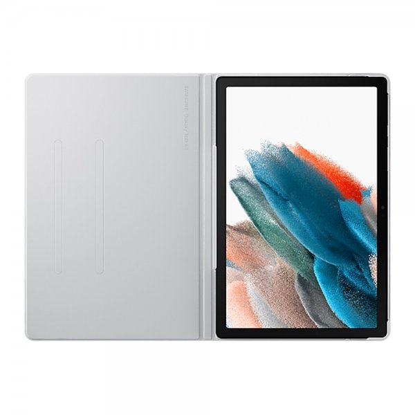 Samsung Original Galaxy Tab A8 Etui Book Cover Sølv
