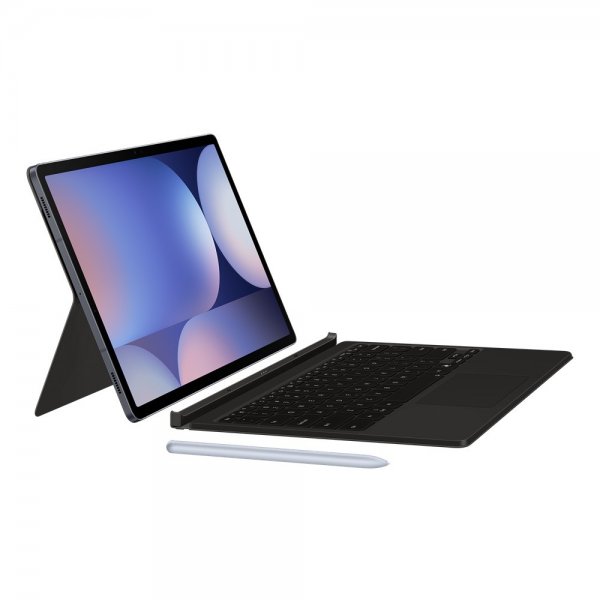 Samsung Original Galaxy Tab S9 Plus/S9 FE Plus/S10 Plus Etui Book Cover Keyboard Svart