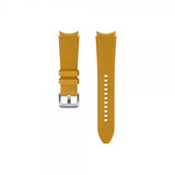 Samsung Original Galaxy Watch 20mm Armbånd Hybrid Leather Strap (M/L) Mustard