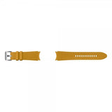 Samsung Original Galaxy Watch 20mm Armbånd Hybrid Leather Strap (M/L) Mustard