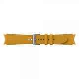 Samsung Original Galaxy Watch 20mm Armbånd Hybrid Leather Strap (M/L) Mustard