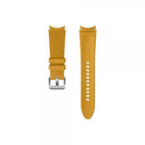 Samsung Original Galaxy Watch 20mm Armbånd Hybrid Leather Strap (M/L) Mustard