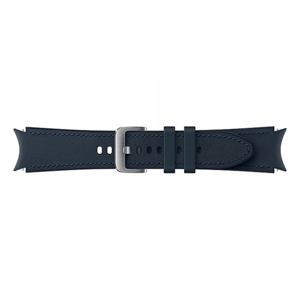 Samsung Original Galaxy Watch 20mm Armbånd Hybrid Leather Strap (S/M) Navy