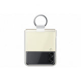 Samsung Original Galaxy Z Flip 3 Deksel Clear Cover with Ring Transparent