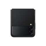 Samsung Original Galaxy Z Flip 3 Deksel Leather Cover Svart