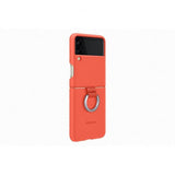 Samsung Original Galaxy Z Flip 3 Deksel Silicone Cover with Ring Coral