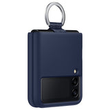 Samsung Original Galaxy Z Flip 3 Deksel Silicone Cover with Ring Navy