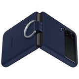 Samsung Original Galaxy Z Flip 3 Deksel Silicone Cover with Ring Navy