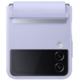 Samsung Original Galaxy Z Flip 4 Deksel Flap Leather Cover Serene Purple