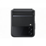 Samsung Original Galaxy Z Flip 4 Deksel Flap Leather Cover Svart
